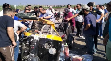 أسماء ضحايا حادث تصادم مروع أسفر عن وفيات وإصابات بأسرة في المنوفية